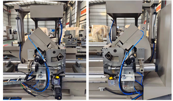 550mm CNC Double Head Mitre Saw για την κοπή προφίλ αλουμινίου σε παράθυρα και πόρτες κατασκευής εργοστάσιο
