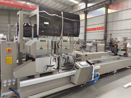 Αυτόματη μηχανή κοπής αλουμινίου CNC Double Mitre Saw για παράθυρο πόρτα και τοίχος κουρτίνας