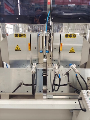 Αυτόματη μηχανή κοπής αλουμινίου CNC Double Mitre Saw για παράθυρο πόρτα και τοίχος κουρτίνας