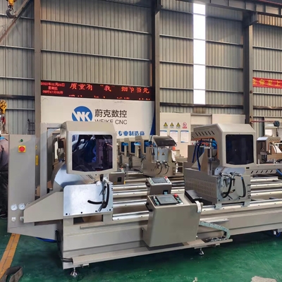 Σιδερόπριον 6000 mm CNC Double Mitre με γωνία κοπής 45 και 90 μοίρες για αλουμίνιο και PVC