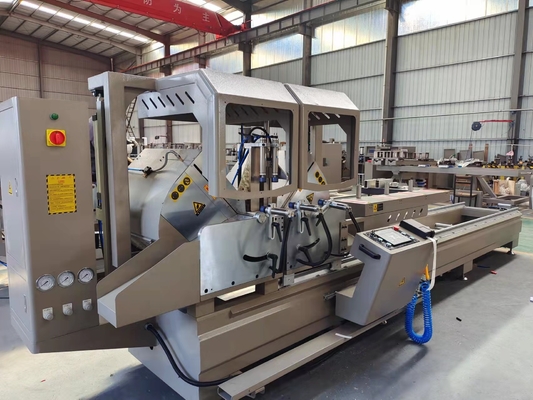 Σιδερόπριον 6000 mm CNC Double Mitre με γωνία κοπής 45 και 90 μοίρες για αλουμίνιο και PVC