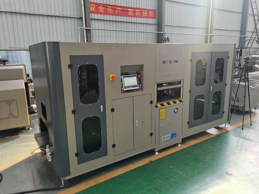 Αλουμινίου UPVC 7 άξονας Cnc End Face Milling Machine Παραθύρα πόρτα και κουρτίνα τοίχος κατασκευής μηχανή