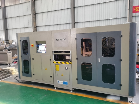 Αλουμινίου UPVC 7 άξονας Cnc End Face Milling Machine Παραθύρα πόρτα και κουρτίνα τοίχος κατασκευής μηχανή