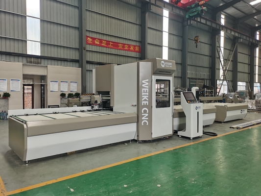 Μεγάλο Κέντρο Κοπής Αλουμινίου PVC CNC για 45 και 90 γωνία κοπής με αυτόματη φόρτωση και εκφόρτωση