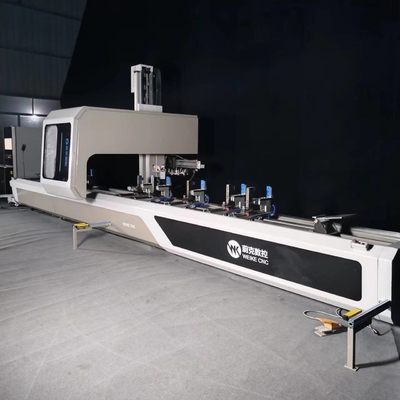 6500mm 4 άξονες κέντρο επεξεργασίας CNC μηχανές CNC για επεξεργασία προφίλ τοίχου κουρτίνας αλουμινίου