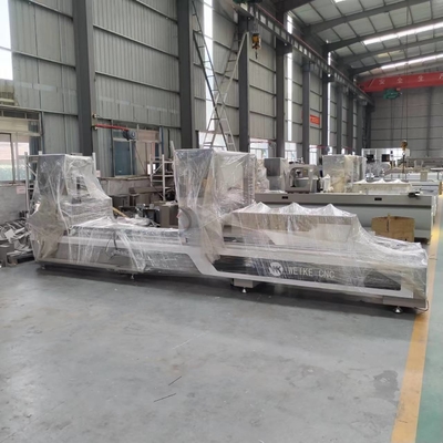 CNC Double Head Mitre Saw με 45 και 90 βαθμούς Αλουμίνιο UPVC Machine Κόψιμο