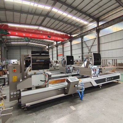 CNC Double Head Mitre Saw με 45 και 90 βαθμούς Αλουμίνιο UPVC Machine Κόψιμο
