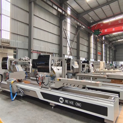CNC Twin Head Cutting Mitre Saw με 45 και 90 γωνία κοπής Αλουμίνιο Upvc μηχανή κατασκευής πόρτας παραθύρου