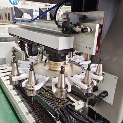 9kw Σπινδύλα 6500mm 7000mm 8000mm 9000mm Αλουμινίου Σύνθετο Gantry 4-άξονα κέντρο επεξεργασίας που μπορεί να προσαρμοστεί