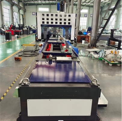 6500mm 7000mm 5 άξονες CNC Αλουμινίου Προφίλ Κέντρο Επεξεργασίας Με 12kw Προβοέρ Σπιντέλ