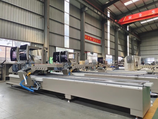 Σπινδύλα 45 και 90 μοίρες διπλό κεφάλι Mitre Saw αλουμινίου μηχανή κοπής παράθυρο
