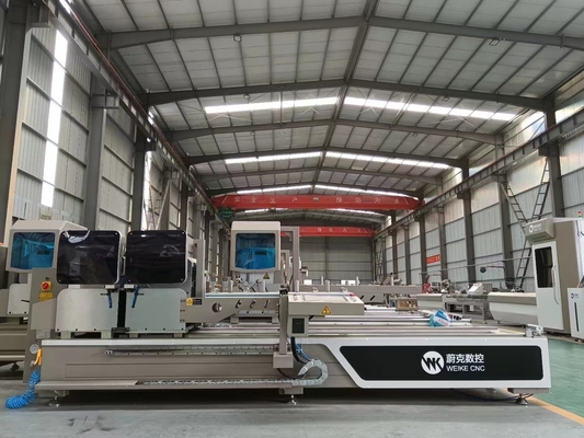 600mm CNC Double Head Mitre Saw για την κοπή προφίλ αλουμινίου σε παράθυρα και πόρτες κατασκευής εργοστάσιο